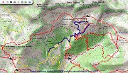 08 Mappa percorso Rif. Balicco-Biv. Zamboni